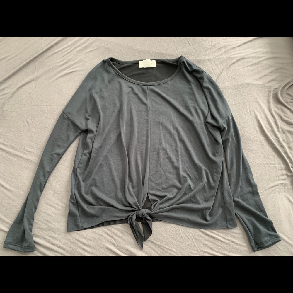 Gray blouse